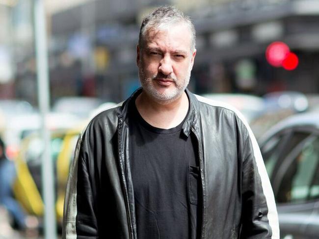 Spencer Tunick in Chapel Street, Melbourne. Picture: AAP