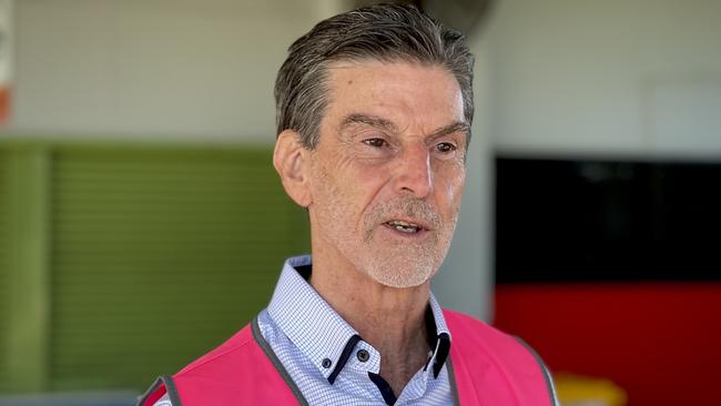 Australian Electoral Officer for the Northern Territory Geoff Bloom in Darwin on the 2025 federal election day. Picture: Fia Walsh.