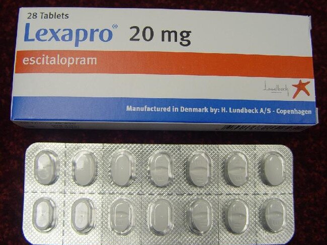 escitalopram (Lexapro) 20mg antidepressant