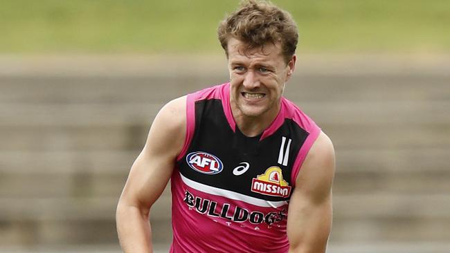 Jack Macrae was his prolific self in the season opener against the Magpies. Picture: Darrian Traynor/Getty Images