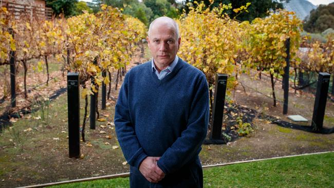 SA Wine Industry Association’s Brian Smedley says China’s tariffs are starting to bite. Picture: Matt Turner.