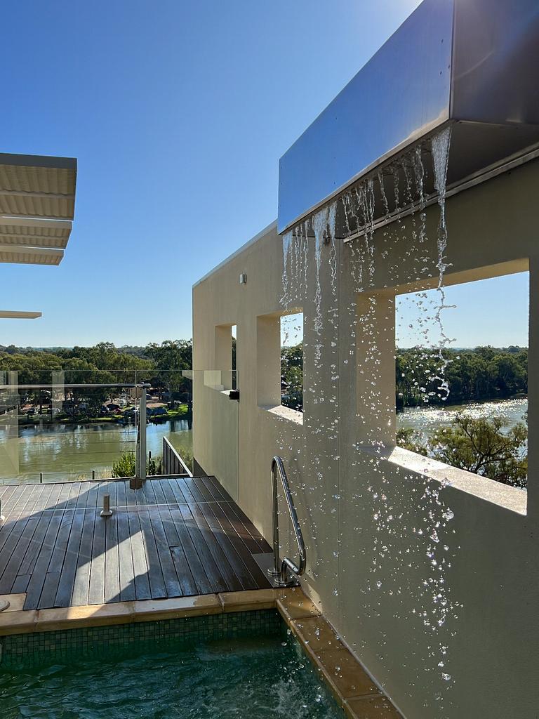 The Frames opened in 2016 and has private pools with river views. Picture: Chantelle Francis