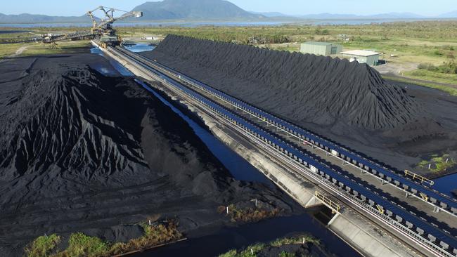 Abbot Point coal port of Australia, situated 25 kilometres north of Bowen, Queensland. photos showing magnetite not coal. Picture: Supplied