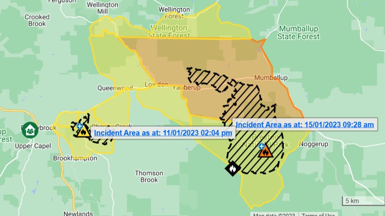 WA: More than 100 firefighters still fighting Donnybrook fire | The ...