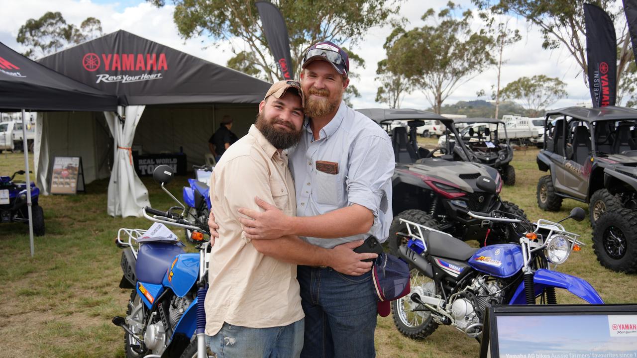 Alex and Isaac at Farm Fest 2025