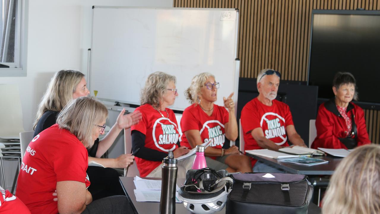 Blue Economy CRC drop-in regarding fish farming infrastructure off Burnie. Picture: Elise Kaine