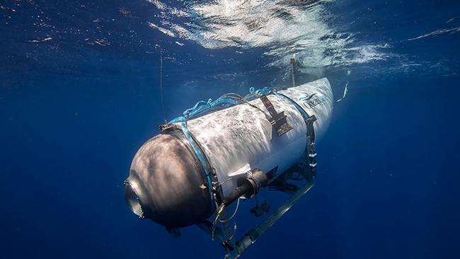 The Titan submersible imploded under massive undersea pressure. Picture: AFP.