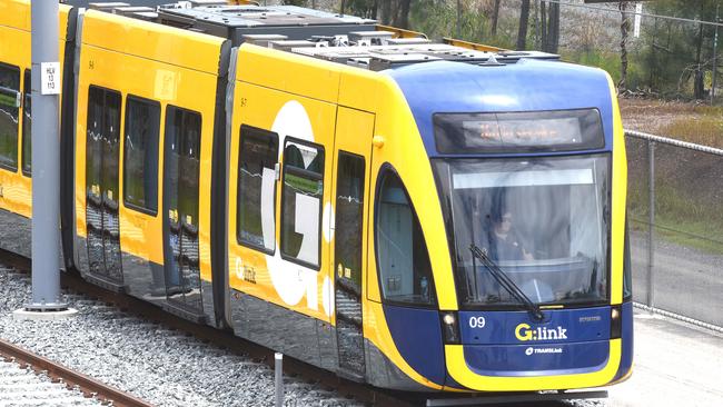 The next stage of light rail will be built straight down the Gold Coast Highway from Broadbeach south to Burleigh. Picture John Gass