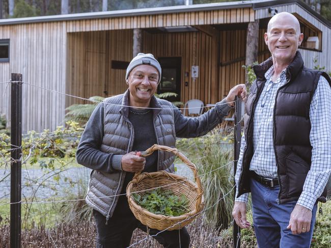 Best New Host, Peter Clarke (right), pictured with his partner Charlie Ebell. Picture: Supplied