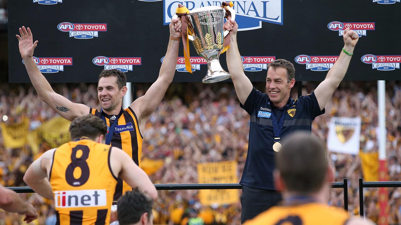 Alastair Clarkson and the Hawks had a brilliant game plan between 2013 and 2015. Picture: Wayne Ludbey