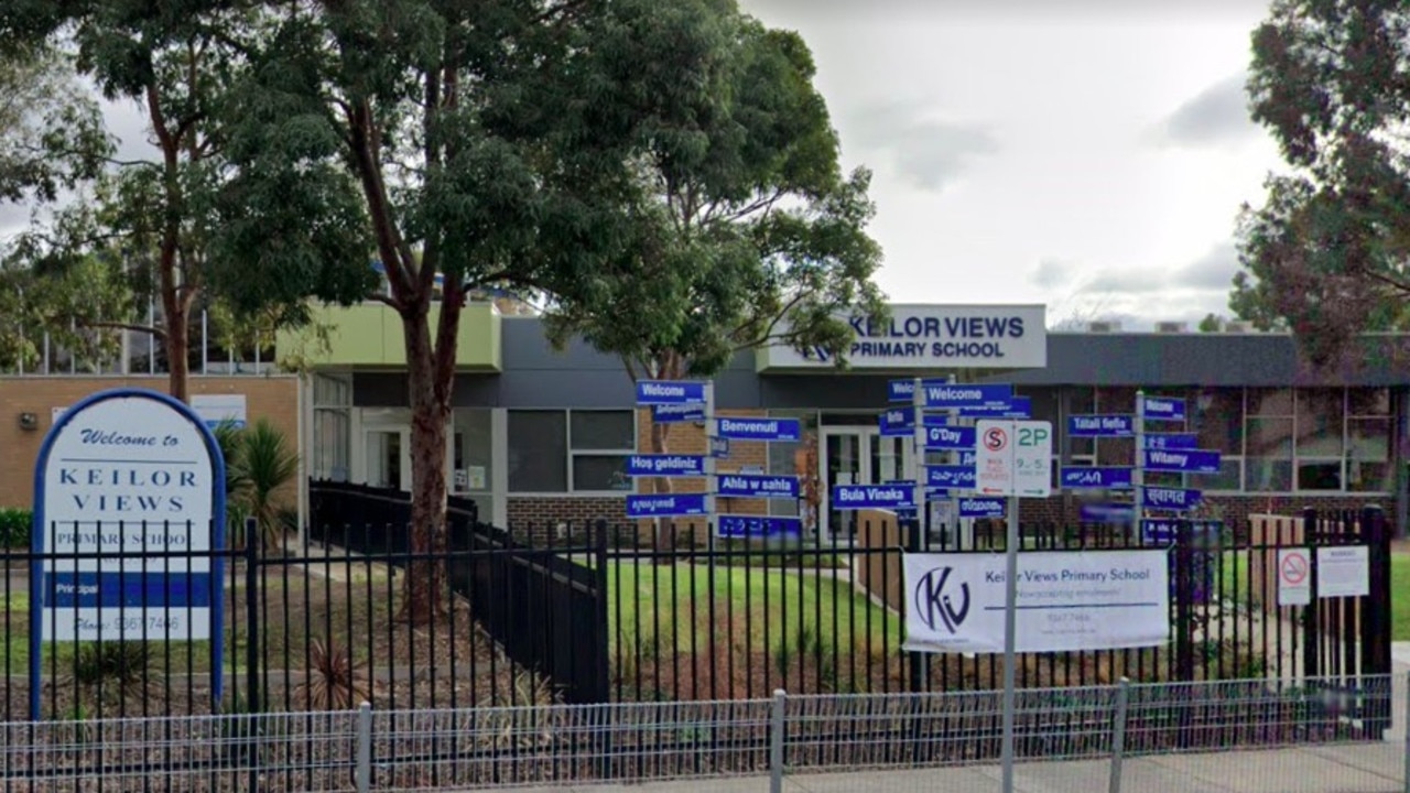 Keilor Views Primary School is closed after a student tested positive for coronavirus. Picture: Google Maps