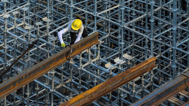 Inflationary pressures are jacking up the price of building materials. Picture: AFP