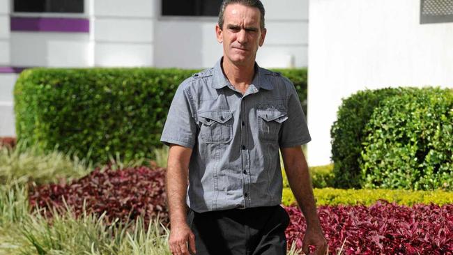 Anthony Bruce Beer outside the Bundaberg Court Building. Photo: Mike Knott cou0405a