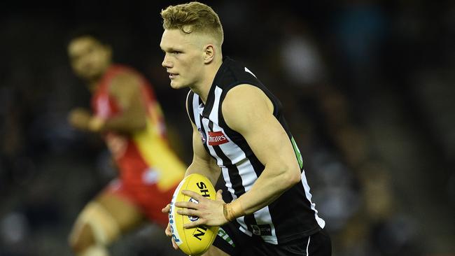 Adam Treloar starred in his first season at Collingwood.