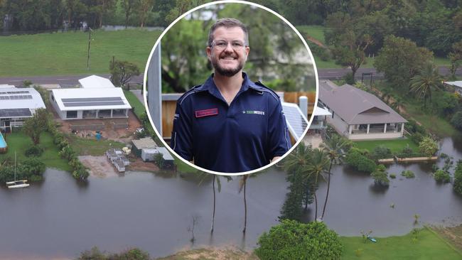 Operations manager of 1300MEDICS, James Overall. has coordinated supplies to flood-ravaged Forrest Beach.