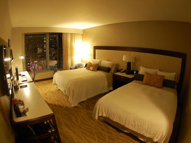 A room at InterContinental New York Times Square.