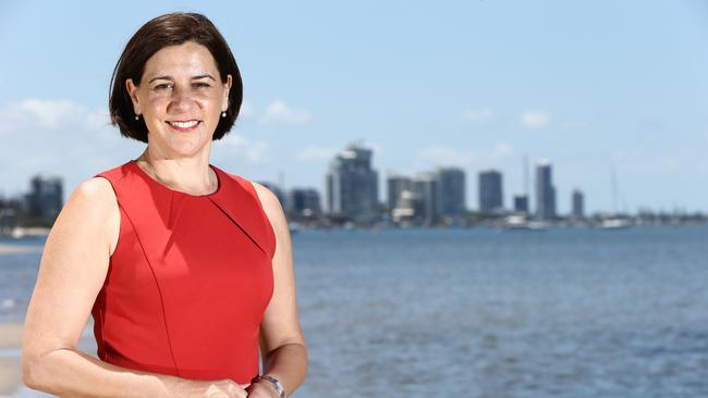 Leader of the LNP State Opposition, Deb Frecklington, visits Southport — Labor’s position on supporting fire resources is “unacceptable”. Picture Glenn Hampson.