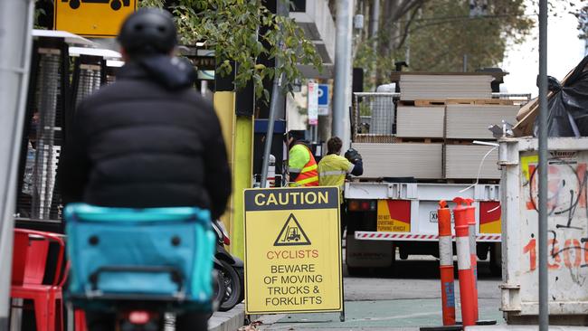The plan will make Melbourne’s CBD more pedestrian friendly. Picture: David Caird