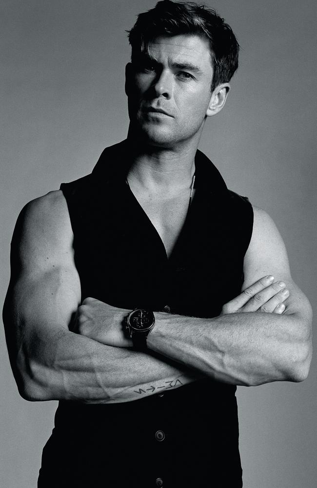 Chris Hemsworth was the fourth-highest paid actor last financial year. Picture: David Bailey for GQ Australia