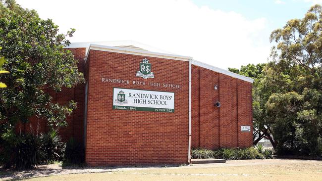 Randwick Boys High School at Randwick in Sydney.