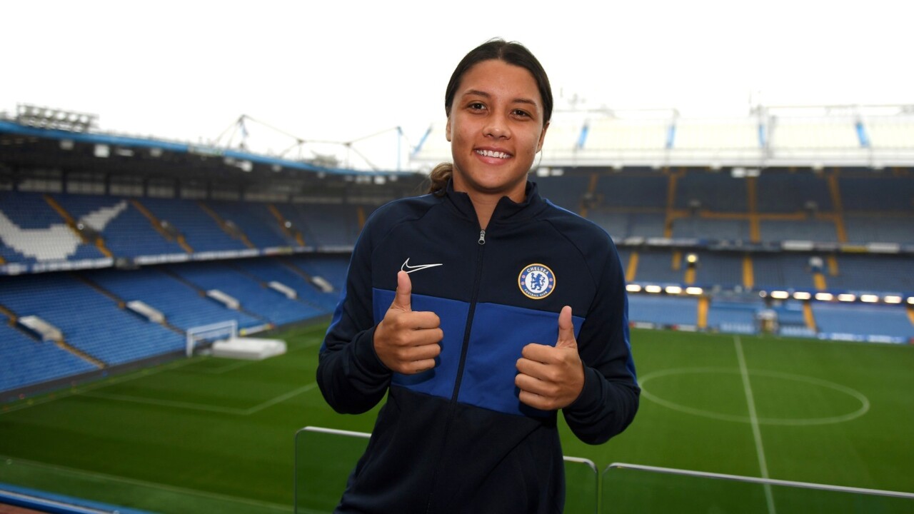 Sam Kerr ‘promptly shoulder charged’ pitch invader during London match