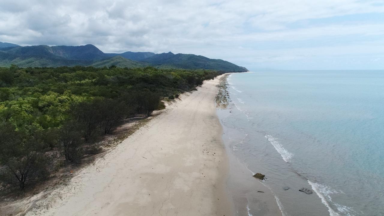 Toyah Cordingley walked her dog, Indie, along Wangetti Beach, a secluded strip of sand 40km north of Cairns, on Sunday October 21, 2018. Her body was found the following day, partially buried in a sand dune. PICTURE: BRENDAN RADKE