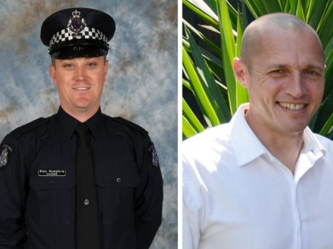 Constable Glen Humphris and Senior Constable Kevin King were killed in the fatal crash.