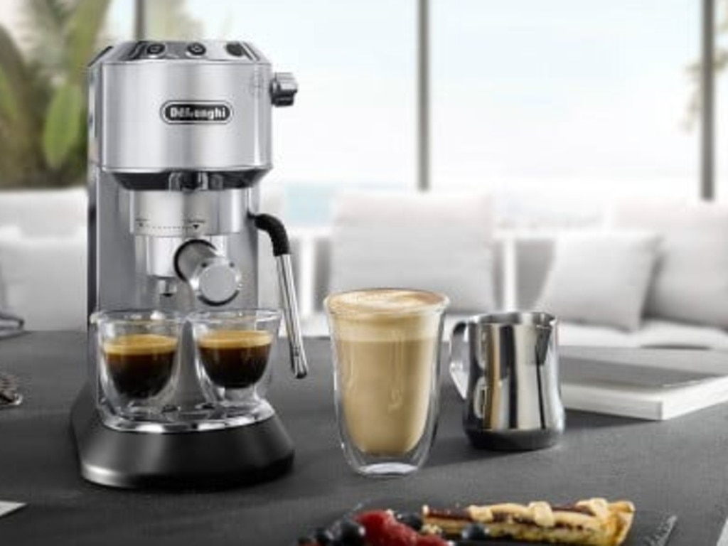 De'Longhi Dedica Arte Manual Pump Coffee Machine. Picture: Myer.