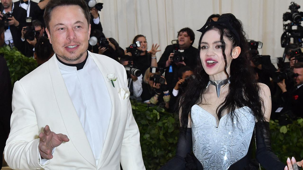 Elon Musk and Grimes have two children together. Picture: Angela Weiss/AFP