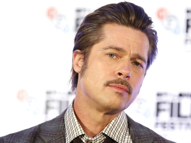 Male grooming ... men want to look like Brad Pitt, 50, but he has facial treatments like skin needling, not Botox. Picture: Getty Images