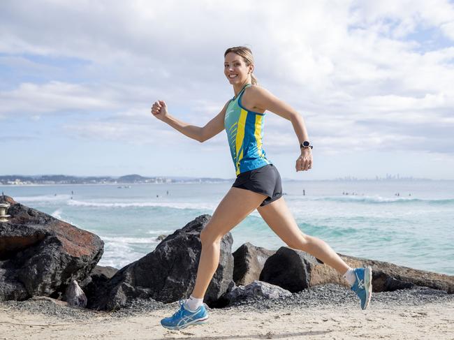 Sophie Curnow a Gold Coast pace runner