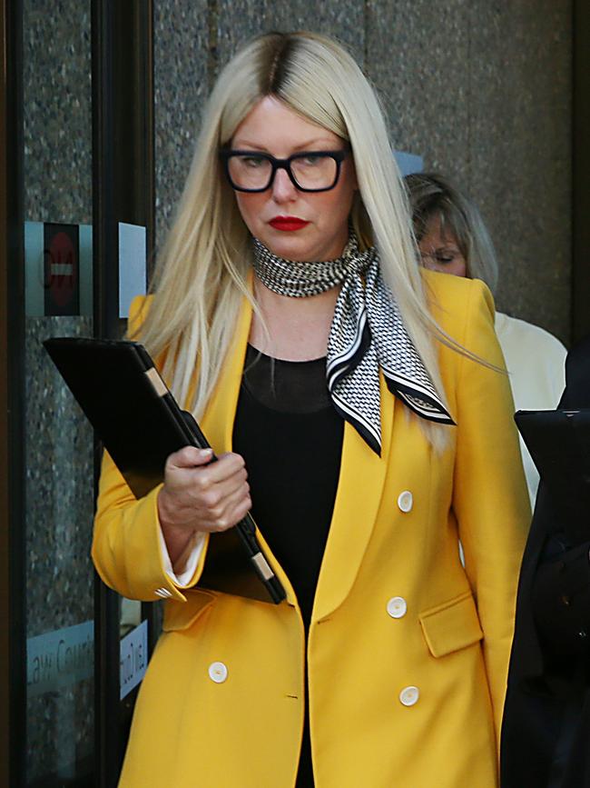 Elaine Stead leaving court. Picture: Jane Dempster