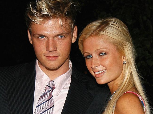 NEW YORK - JULY 2: Singer Nick Carter and Paris Hilton arrive to celebrate the launch of her new label "Heiress Records" at the PlayStation 2 estate July 2, 2004 in East Hampton New York. (Photo by Bryan Bedder/Getty Images)