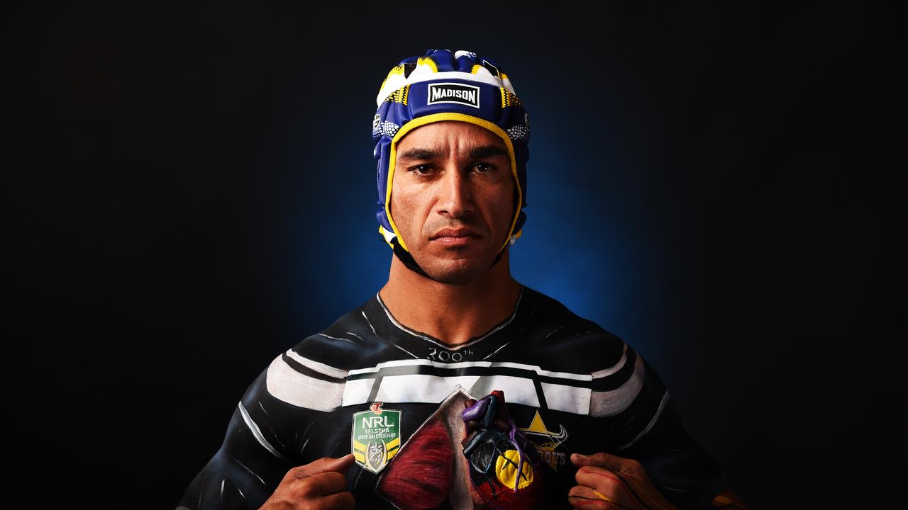 North Queensland Cowboys co-captain Johnathan Thurston ahead of his 300th NRL against the Cronulla Sharks. Picture: Zak Simmonds, March 2018