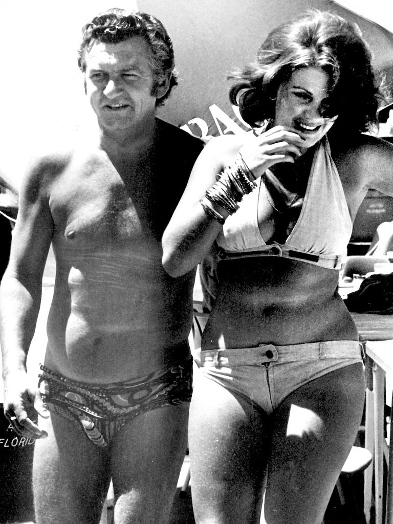 Bob Hawke with Glenda Bowden at the ALP conference in Terrigal, 1975.