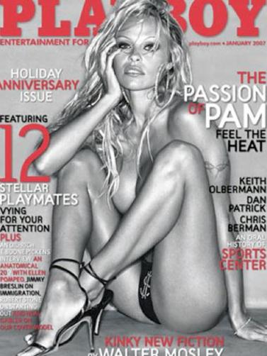 January 2007 ... Pamela Anderson on the cover of Playboy. Picture: Playboy