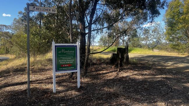 An 80-year-old man has died after his ride-on lawnmower fell down an embankment at a property on Kelleher Rd in Glenmaggie. Picture: Jack Colantuono