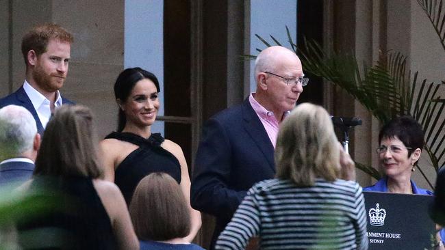 The 37-year-old is reportedly feeling tired, with her husband telling a disappointed crowd at an event yesterday morning that she was ‘resting at home’ because ‘pregnancy takes its toll’. Picture: Matrix