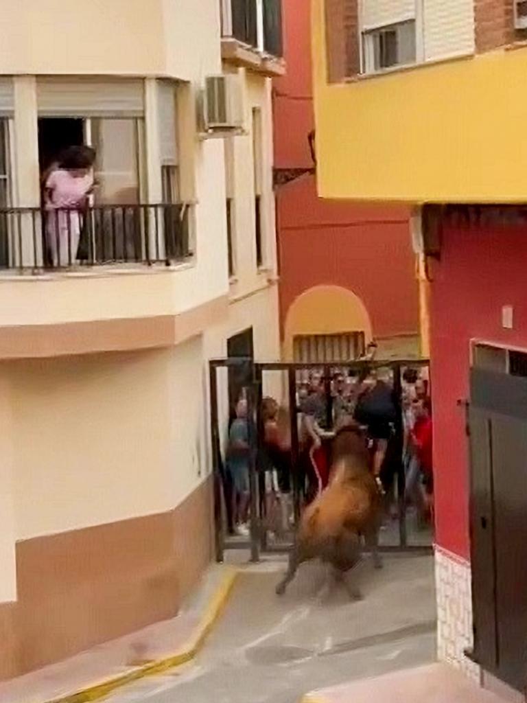 Spectators gasped in shock. Picture: Jam Press