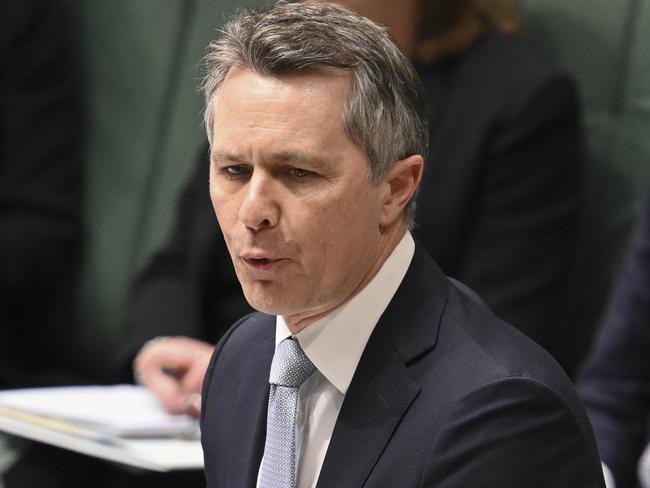 CANBERRA, Australia - NewsWire Photos - August 14, 2024: Minister for Education, Jason Clare during Question Time at Parliament House in Canberra. Picture: NewsWire / Martin Ollman