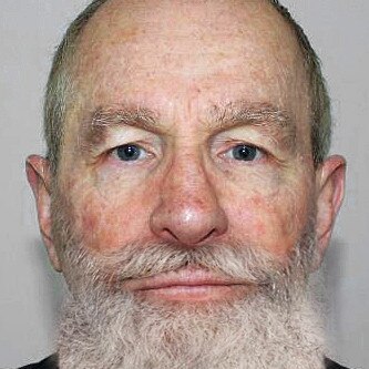 A manufactured image by QPS to show what fugitive Keith Lees might look like with a beard. Source: Queensland Police Service.