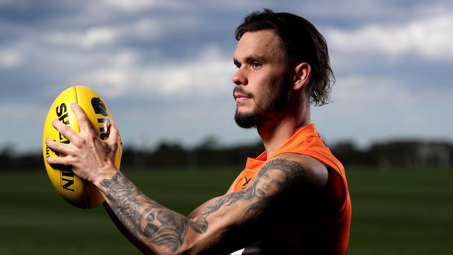 GWS Giants star Zac Williams has emerged as a midfield game breaker. Picture: Phil Hillyard.