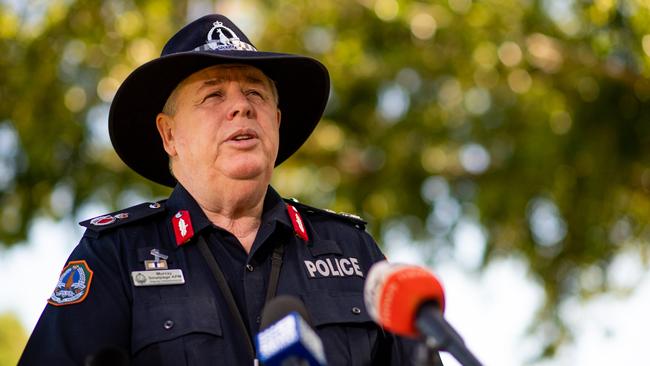 The onus is on the public to do the right thing or coronavirus restrictions could be tightened in the Territory, says NT Police Deputy Commissioner Murray Smalpage. Picture: Che Chorley