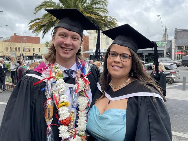 Rohan Berghan-Carrick and Olivia Mitchell.