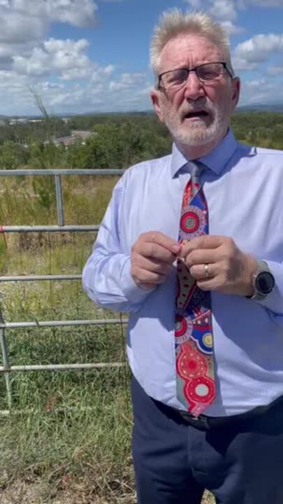 Coomera MP Michael Crandon on the Coomera Connector.