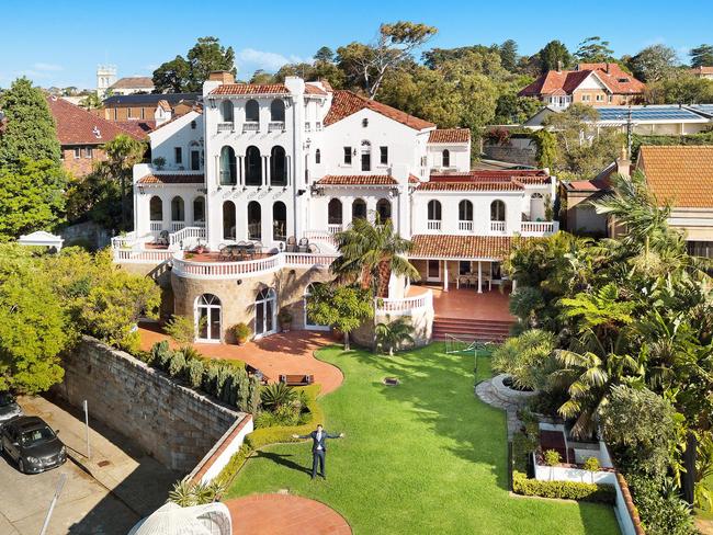 Alcooringa, a trophy home for sale in Bellevue Hill. NSW real estate.