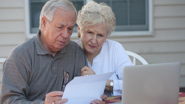 Seniors are stressed about inflation eroding their life savings. Picture: iStock