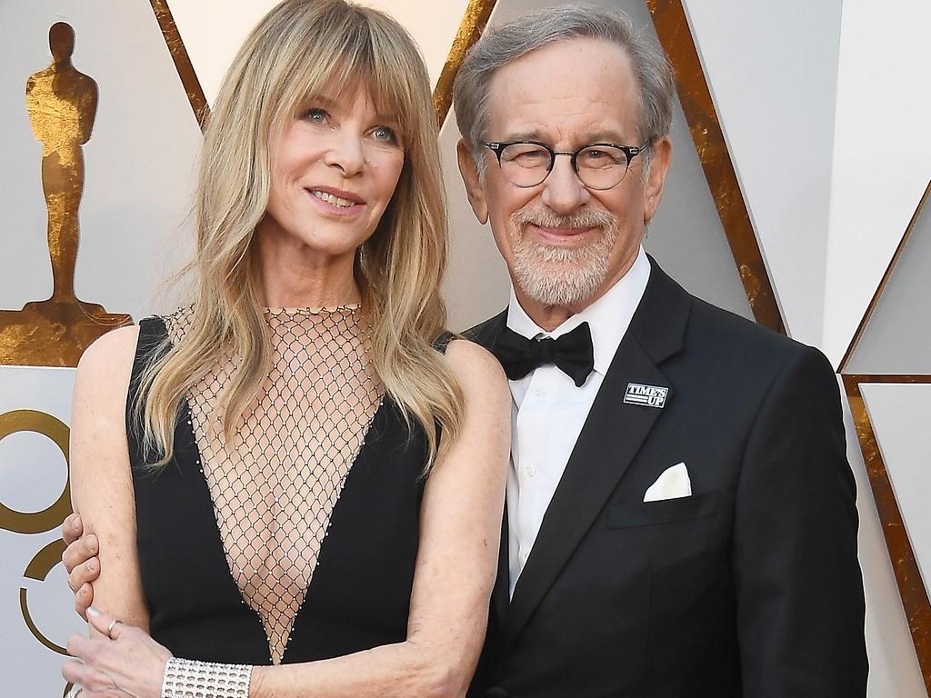 Kate Capshaw (L) and Steven Spielberg attend the Oscars in 2018. Picture: Getty