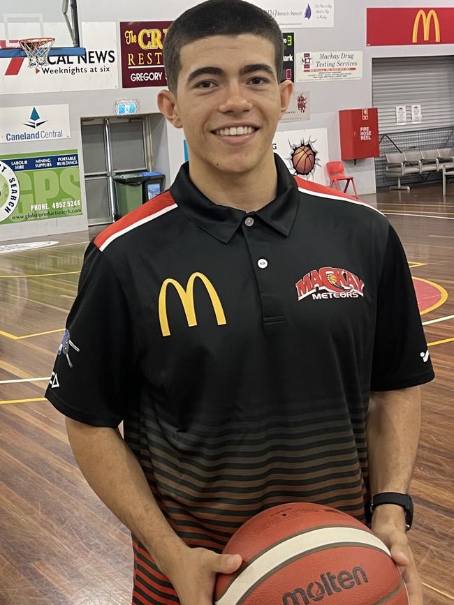 Former Ansett star Freddy Webb has impressed with Mackay Meteors at NBL1 North level this year. Picture: Supplied