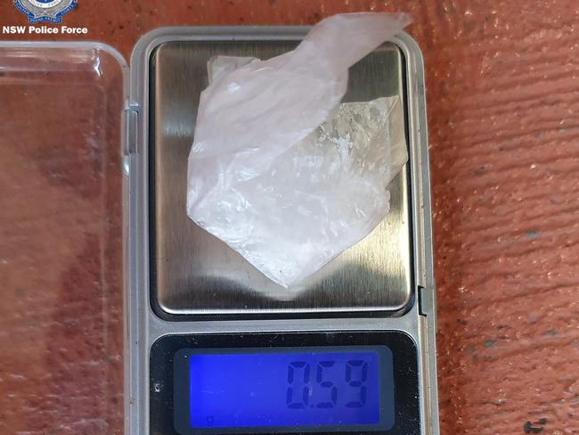 Tuggerah Lakes Police officers attached to Strike Force Harle have seized seized drugs including methylamphetamine, GHB, cocaine, MDMA and cannabis with an estimated street value of nearly $250,000 and a further $210,000 cash in eight raids across the Central Coast. Picture: NSW Police